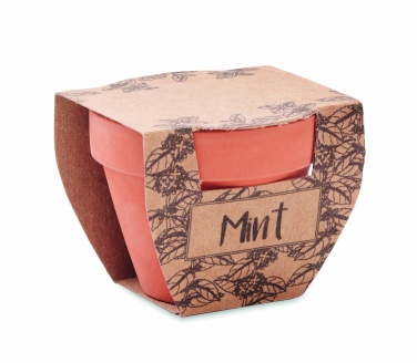 Logotrade promotional merchandise picture of: Terracotta pot mint seeds