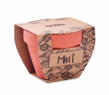 Logotrade promotional item picture of: Terracotta pot mint seeds