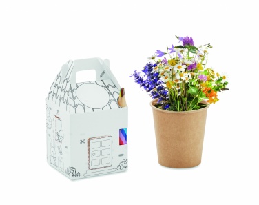 Logo trade corporate gifts image of: House shaped seeds grow set