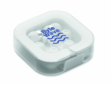 Logo trade promotional products image of: Ear phones with silicone covers