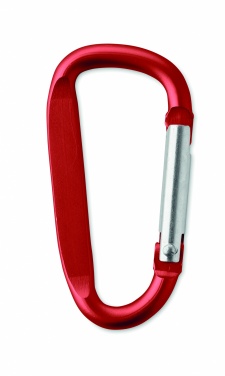 Logo trade promotional product photo of: Carabiner clip in aluminium.