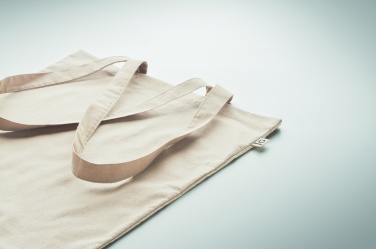 Logo trade promotional merchandise photo of: Recycled cotton shopping bag