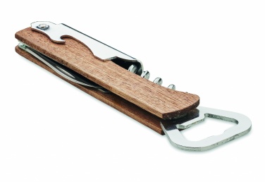 Logotrade promotional product image of: 3 in 1 bamboo bottle opener WOOL