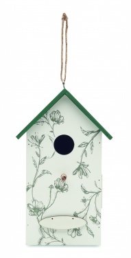 Logo trade promotional merchandise image of: Bird house in plywood