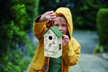 Logo trade advertising products picture of: Bird house in plywood