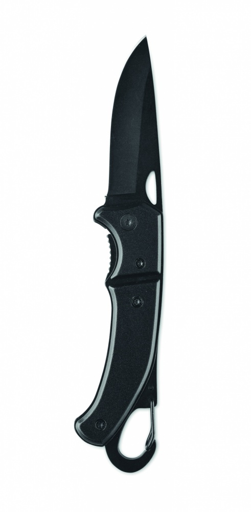 Logo trade advertising products picture of: Aluminium foldable knife