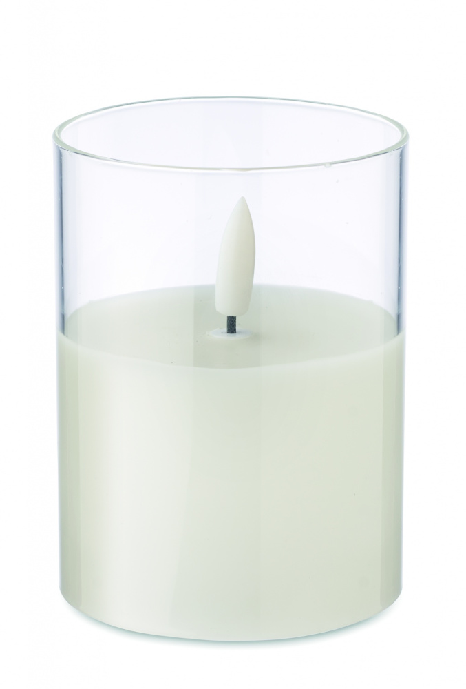 Logotrade promotional merchandise photo of: LED wax candle in glass holder