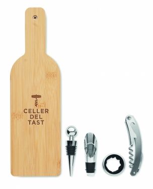 Logotrade advertising product picture of: Bottle shaped wine set