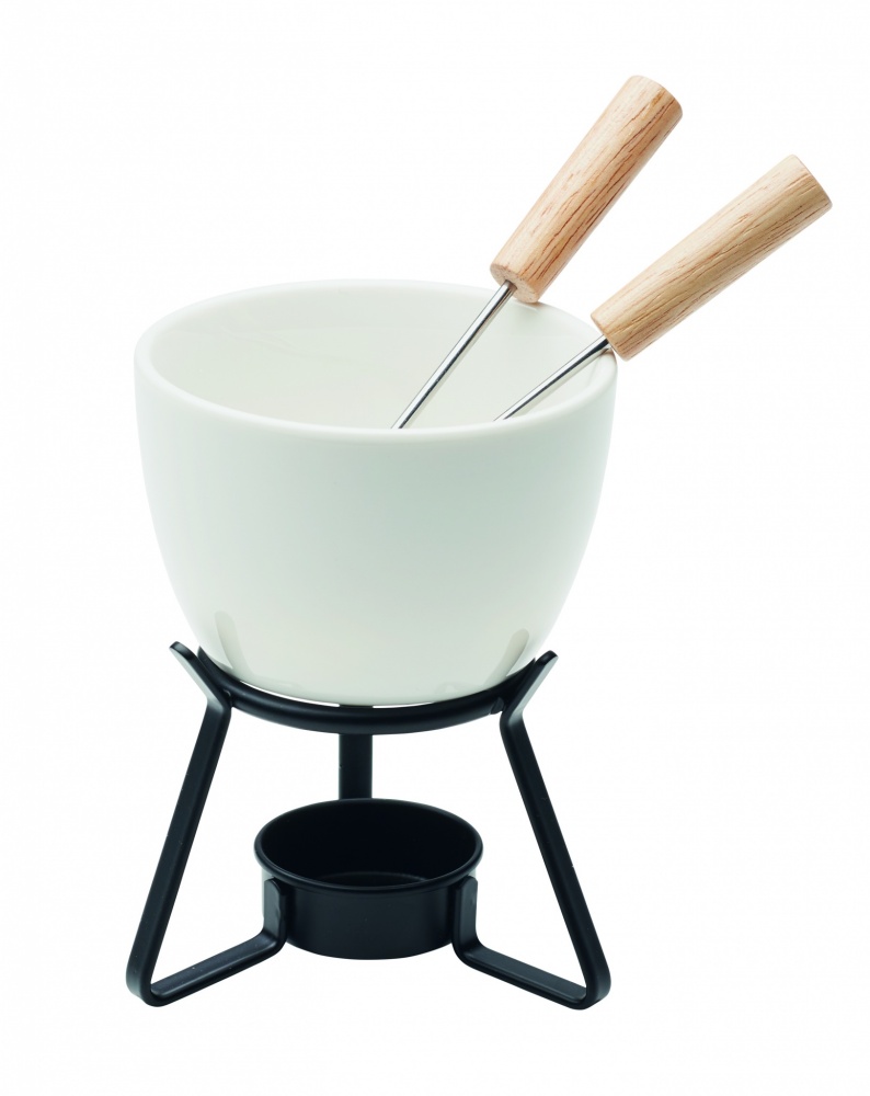 Logotrade promotional item picture of: Ceramic fondue set 240 ml