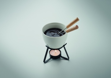 Logo trade corporate gift photo of: Ceramic fondue set 240 ml