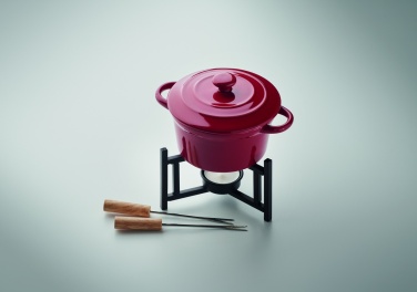Logo trade promotional giveaway photo of: Ceramic fondue set 300 ml