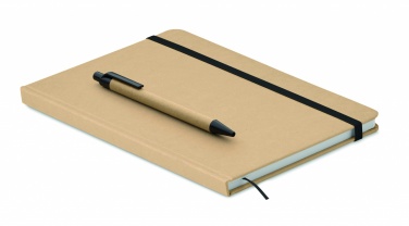 Logotrade promotional product image of: Caratil A5 notebook in recycled carton