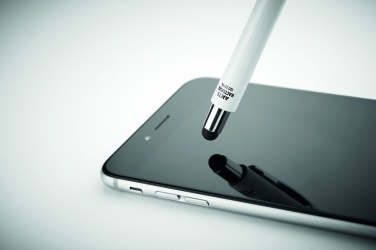 Logo trade promotional item photo of: Antibacterial stylus ballpen
