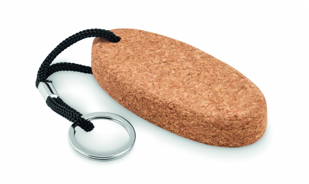 Logo trade promotional item photo of: Floating cork key ring Lohja