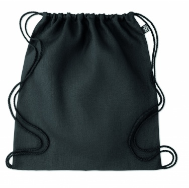 Logo trade business gift photo of: Hemp drawstring bag 200 gr/m²