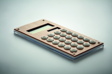 Logotrade corporate gifts photo of: 8 digit bamboo calculator