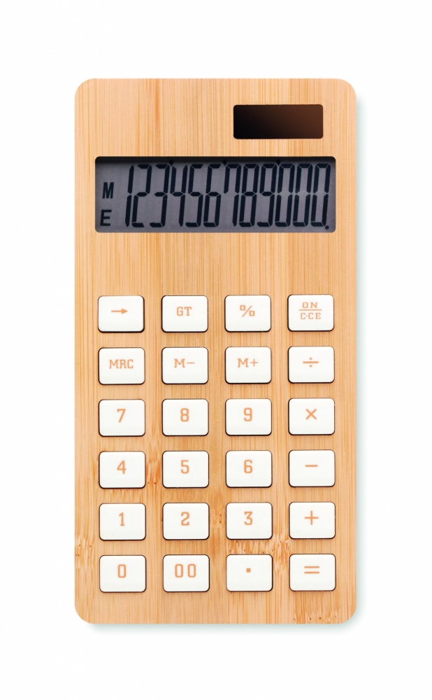 Logotrade promotional gifts photo of: 12 digit bamboo calculator