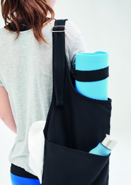 Logo trade promotional giveaways image of: Fitness yoga matt rope and bag