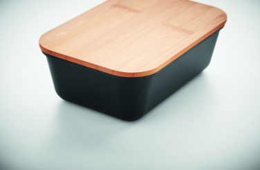 Logo trade promotional gift photo of: Lunch box with bamboo lid