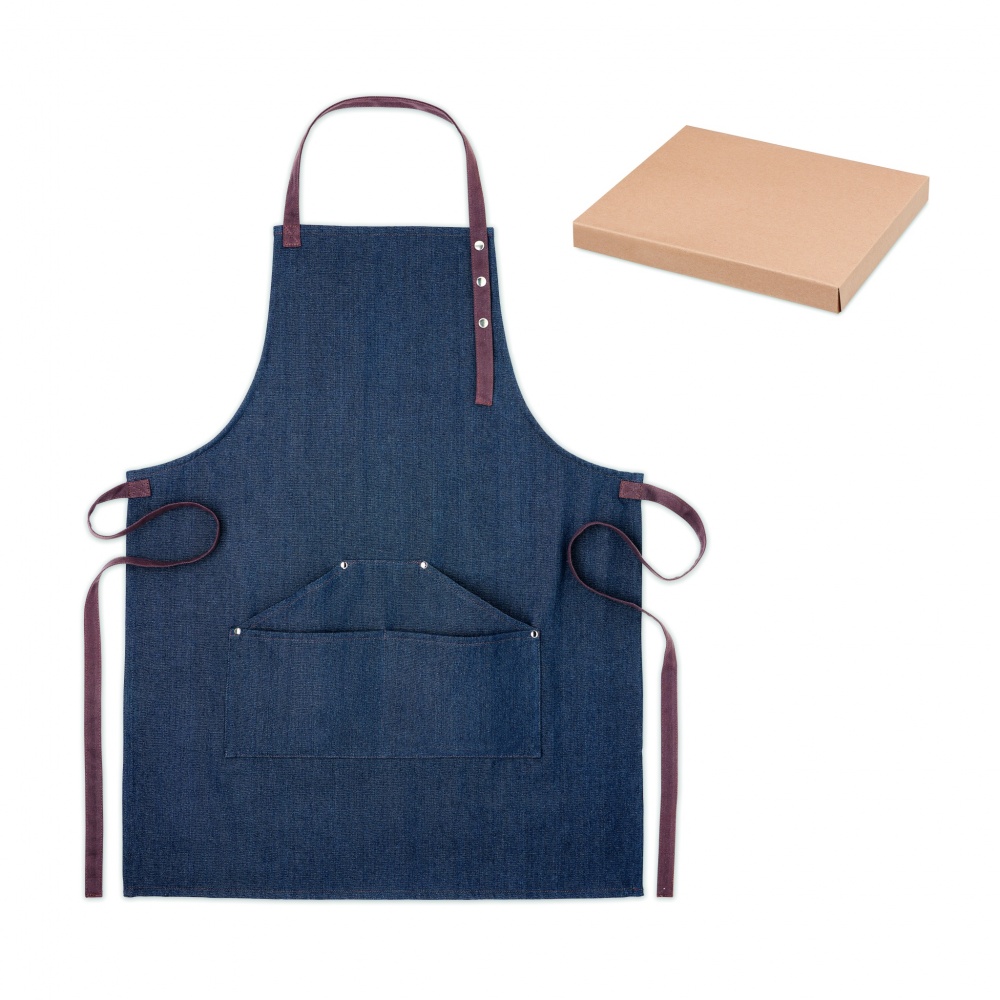 Logo trade corporate gift photo of: Denim apron 240 gr/m²