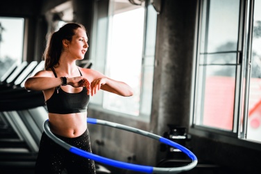 Logo trade advertising products image of: Hula hoop in RPET pouch