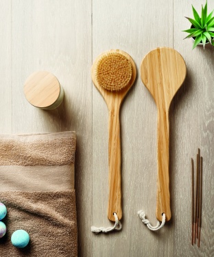 Logo trade promotional product photo of: Bamboo bath brush