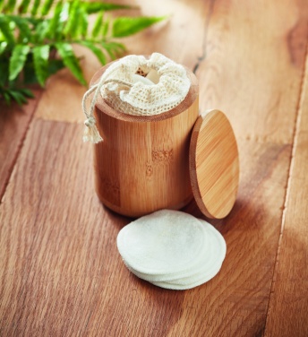 Logotrade promotional giveaways photo of: Bamboo fibre cleansing pad set