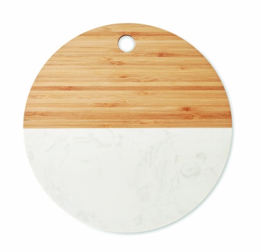 Logotrade promotional gift image of: Marble/ bamboo serving board
