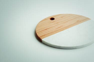 Logotrade promotional giveaway image of: Marble/ bamboo serving board