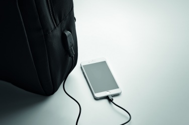 Logotrade promotional product picture of: Laptop backpack in 300D RPET