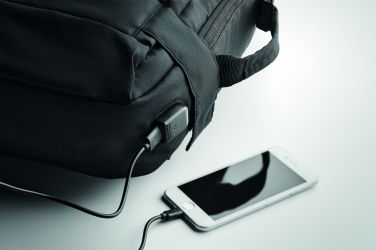Logo trade corporate gifts picture of: Laptop backpack in 300D RPET