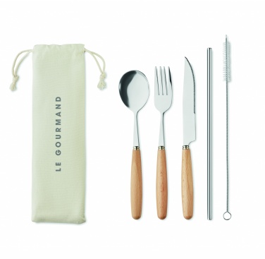 Logo trade advertising products picture of: Cutlery set stainless steel