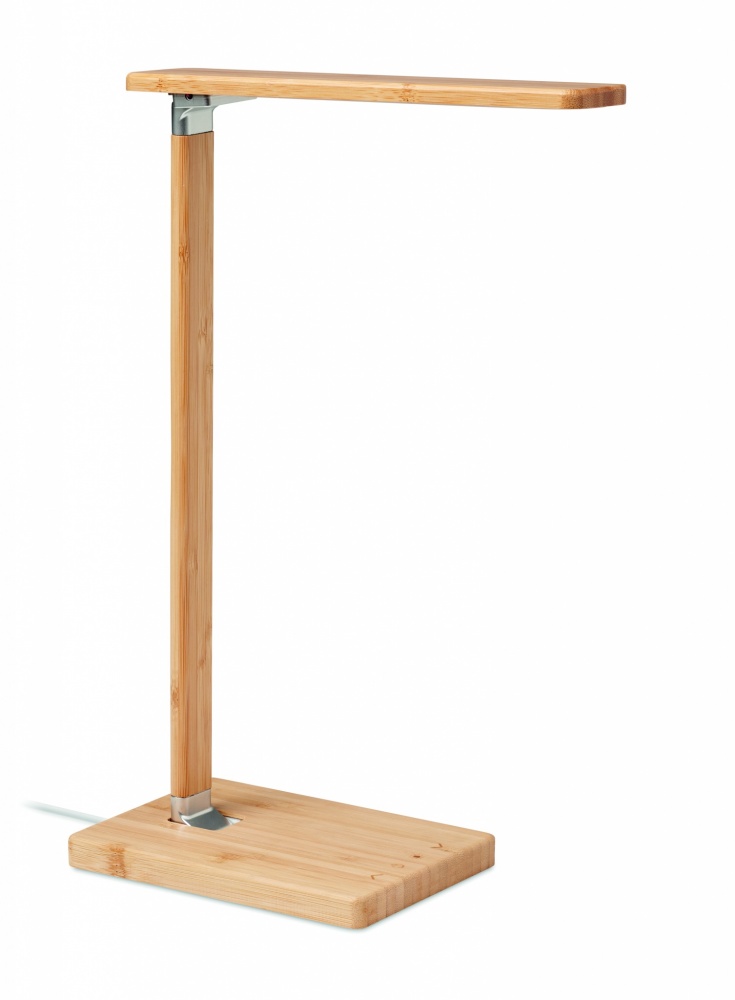 Logo trade promotional product photo of: Desktop light and charger 10W