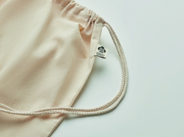 Logotrade promotional items photo of: Organic cotton drawstring bag