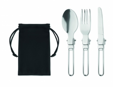 Logo trade promotional products picture of: 3-piece camping cutlery set