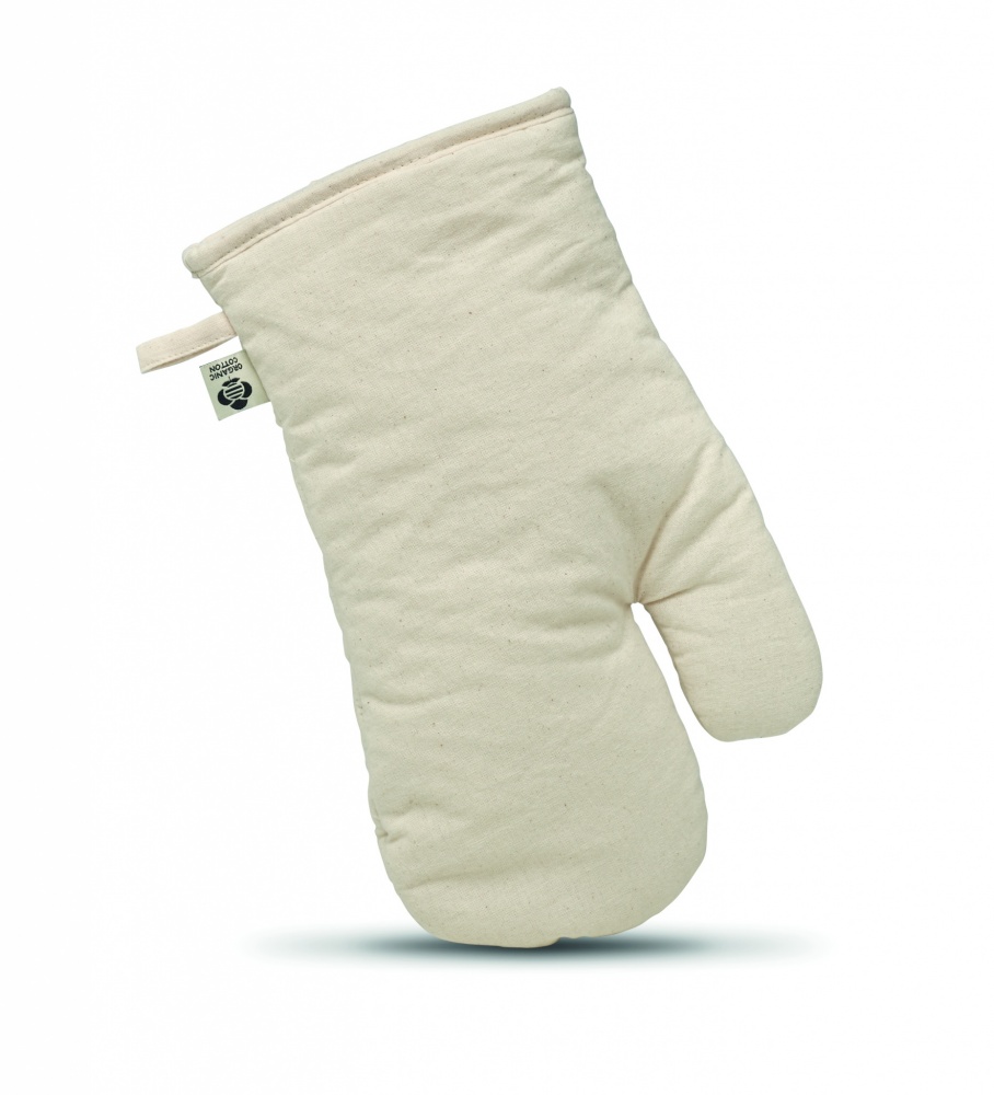 Logo trade promotional giveaway photo of: Organic cotton oven glove