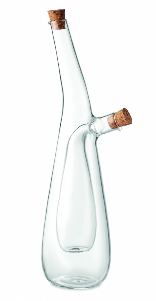 Logo trade promotional items image of: Glass oil and vinegar bottle