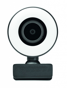 Logo trade business gift photo of: 1080P HD webcam and ring light