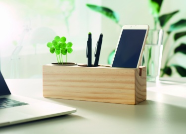 Logo trade promotional gifts image of: Desk stand with seeds kit