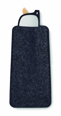 Logotrade corporate gift image of: RPET felt glasses case