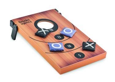 Logo trade promotional giveaway photo of: Double sided MDF game set