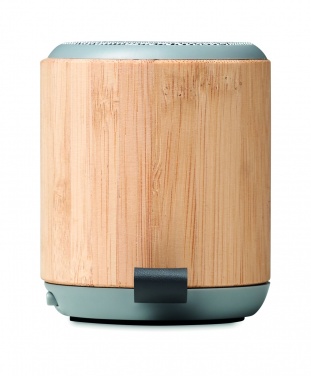 Logo trade corporate gifts image of: 5.3 wireless bamboo speaker