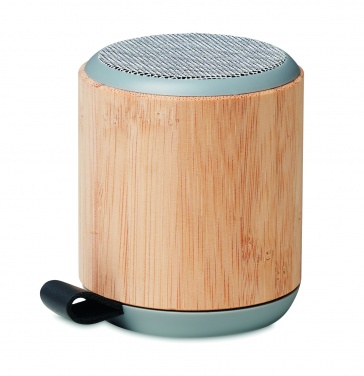 Logo trade promotional products picture of: 5.3 wireless bamboo speaker
