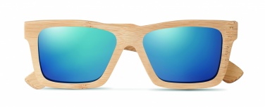 Logotrade promotional gift picture of: Sunglasses and case in bamboo KEILA