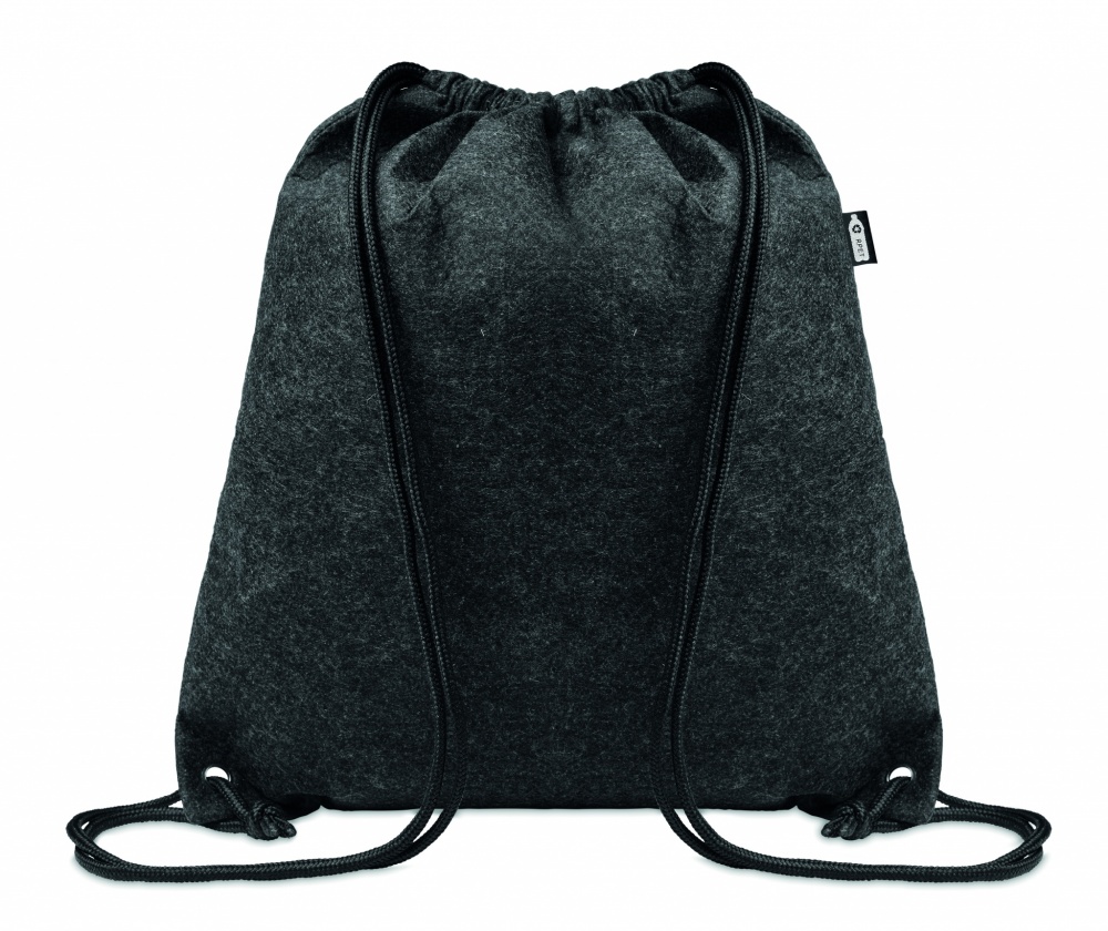 Logotrade corporate gifts photo of: RPET felt drawstring bag