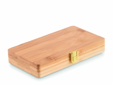 Logotrade promotional product picture of: 21 pcs tool set in bamboo case
