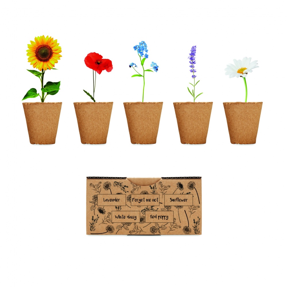 Logo trade promotional gifts picture of: Flowers growing kit