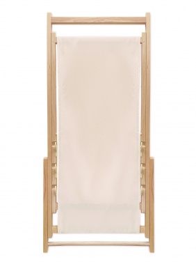 Logo trade promotional gifts picture of: Beach chair in wood