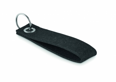 Logo trade promotional products picture of: RPET felt key ring Hämeenlinna
