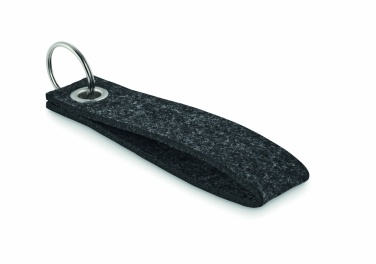Logo trade promotional giveaways image of: RPET felt key ring Hämeenlinna